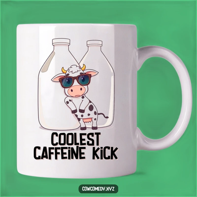 Funny Cool Cow Sunglasses Mug. Chill Milk Jug Vibes. Perfect Gift For Dairy Lovers!