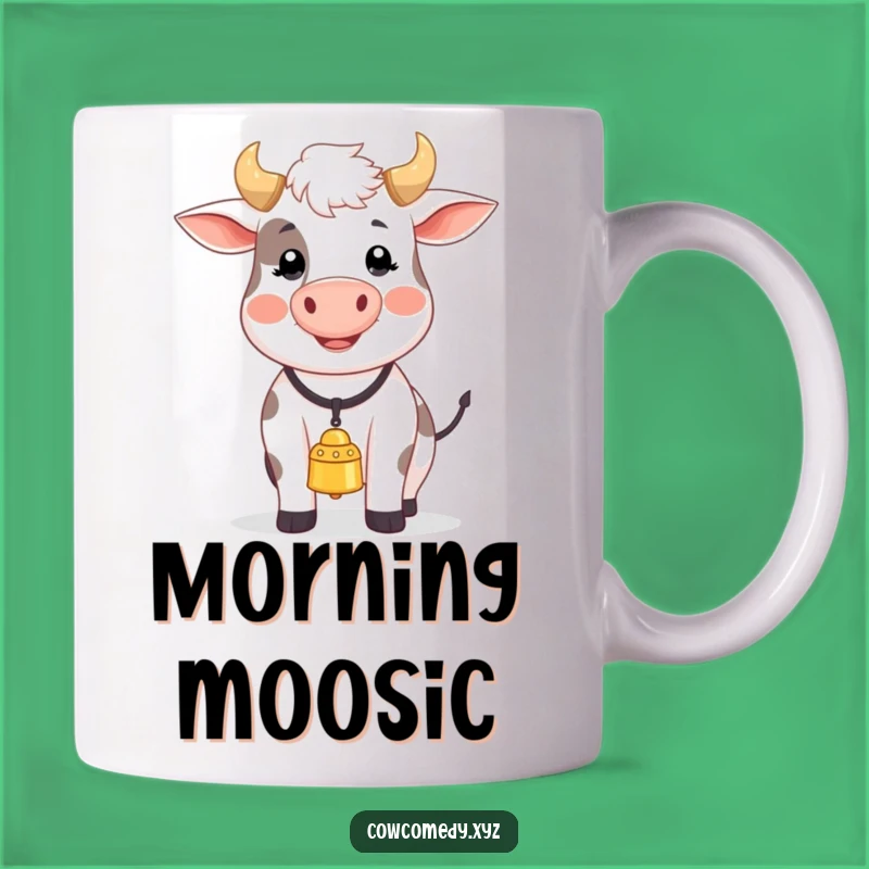 Funny Happy Cow Singing Mug: Hilarious Moo-sical Gift for Farm Lovers