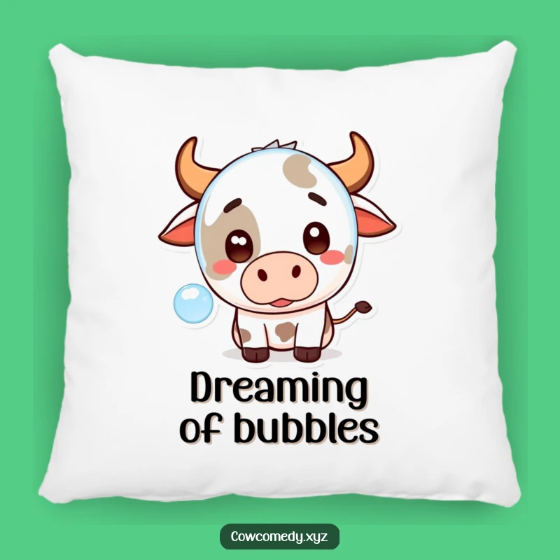 Funny Kawaii Cow Surprise Pillow: Cozy Cushion for Comical Comfort