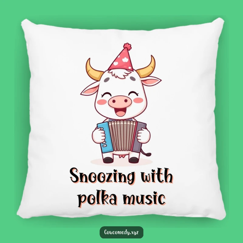 Funny Cow Accordion Pillow: Cozy Comfort & Festive Decor Gift