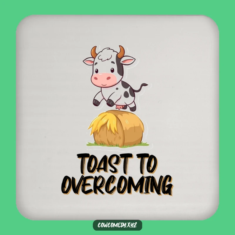 Funny Jumping Cow Coaster: Farm Fun, Perfect Funny Gift