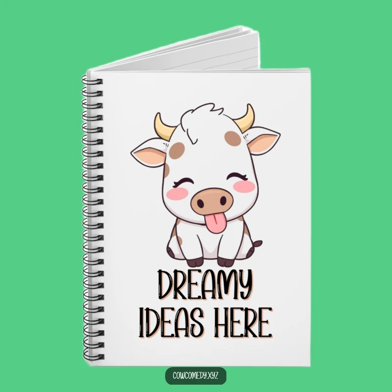 Funny Contented Cow Notebook: Peaceful Notes, Perfect Funny Gift