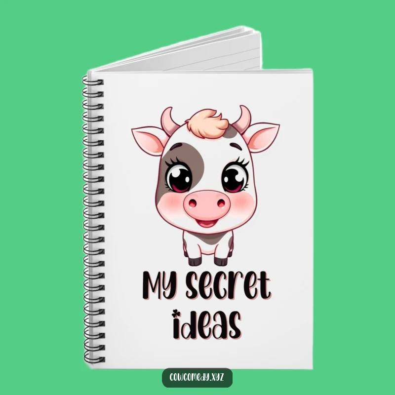 Funny Winking Cow Notebook: Farm Fun, Perfect Funny Gift for Dairy Lovers