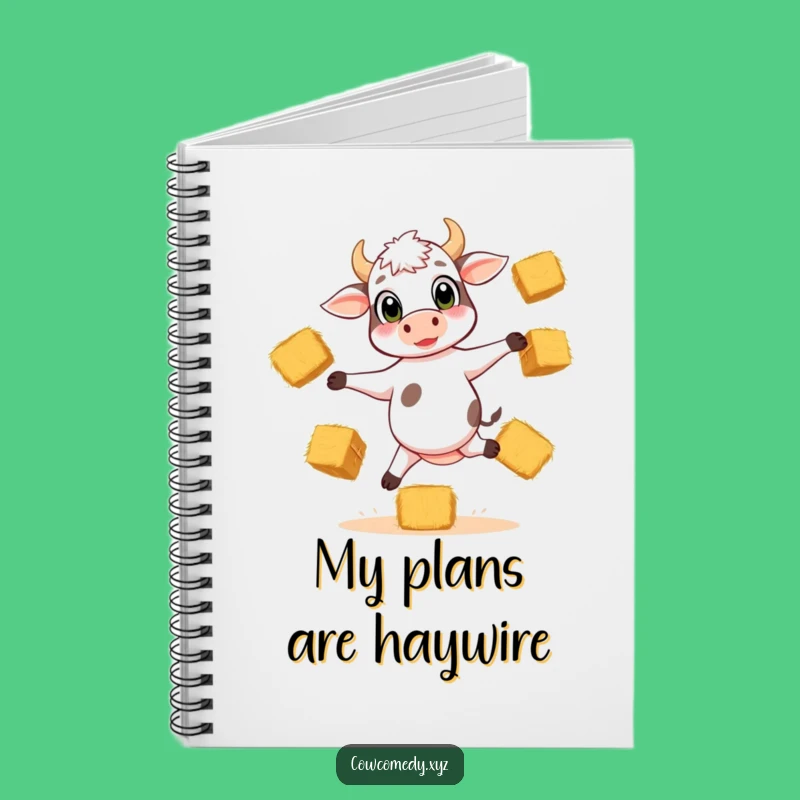 Funny Calf Juggling Notebook: Jot Down Your Balancing Act Gift