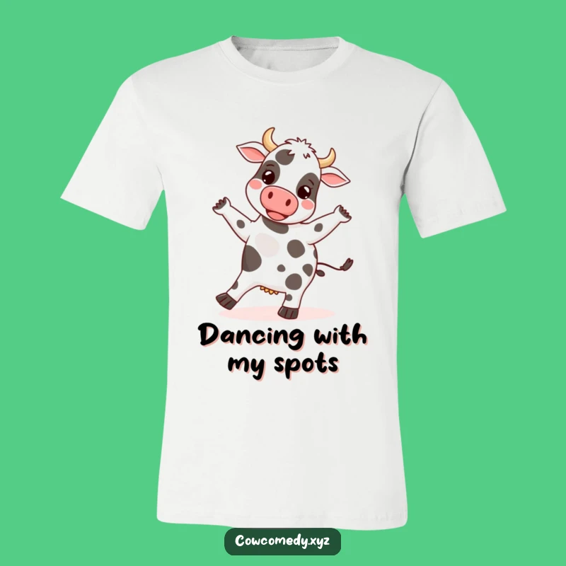 Funny Cow Dancing T-Shirt: Silly Moves & Farm Fun Tee